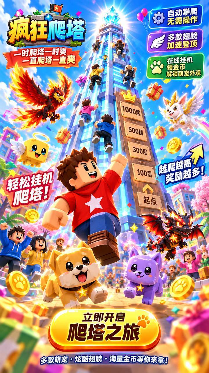 疯狂爬塔截图