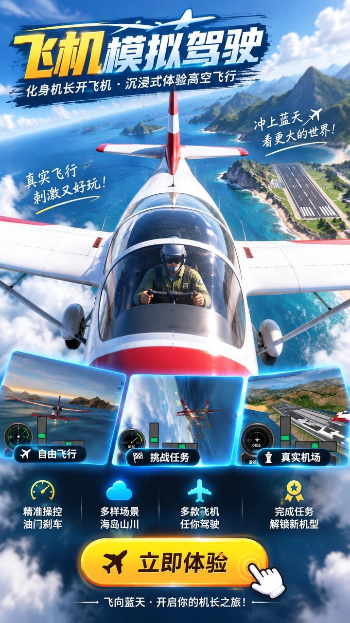 飞机模拟驾驶截图