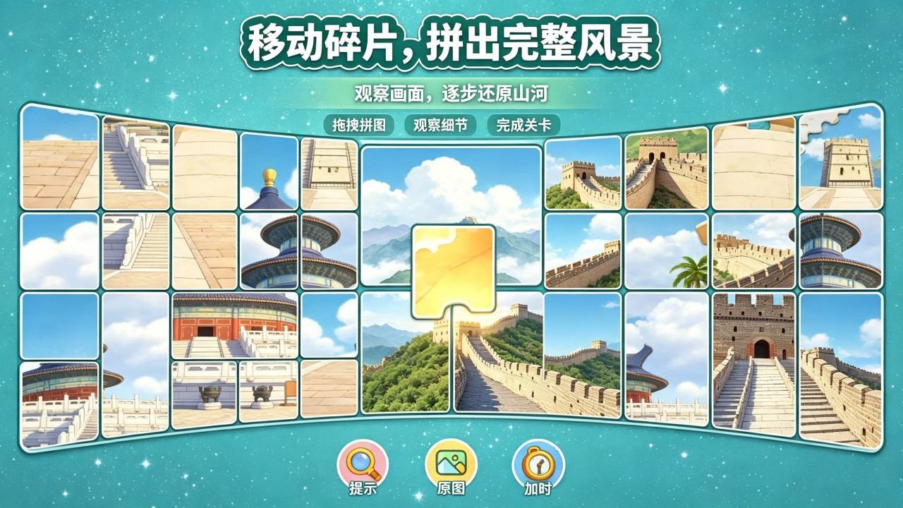 天天拼图闯关截图