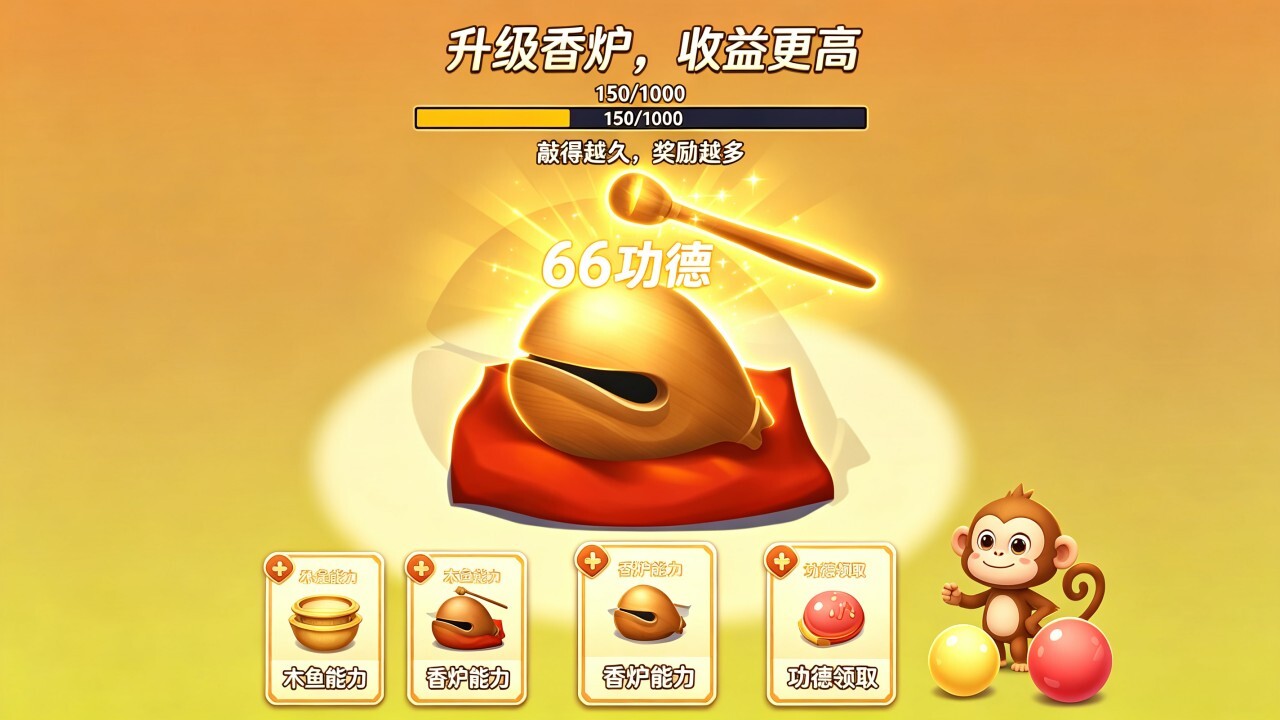 木鱼解压模拟游戏截图