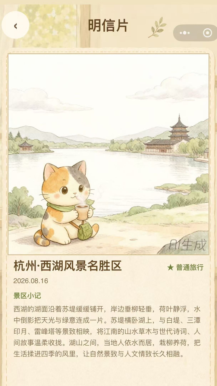 萌宠的旅行日记截图