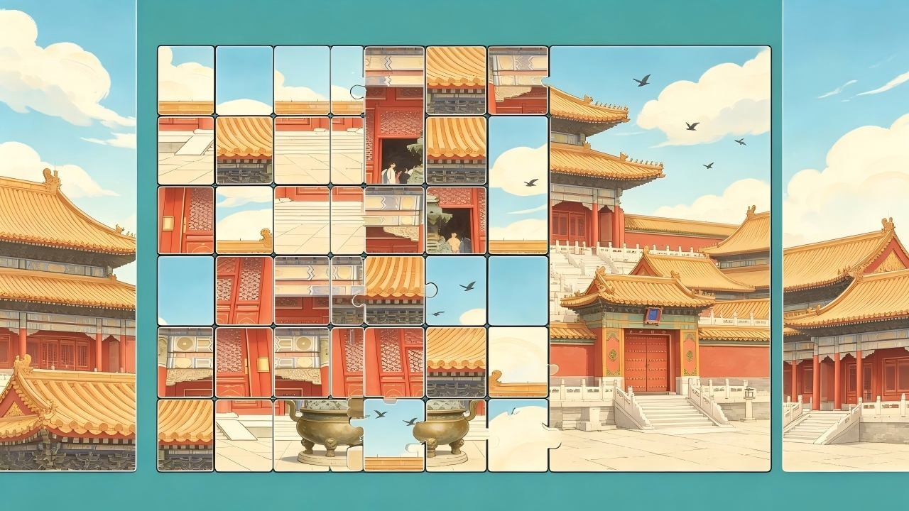 磁力片拼图截图