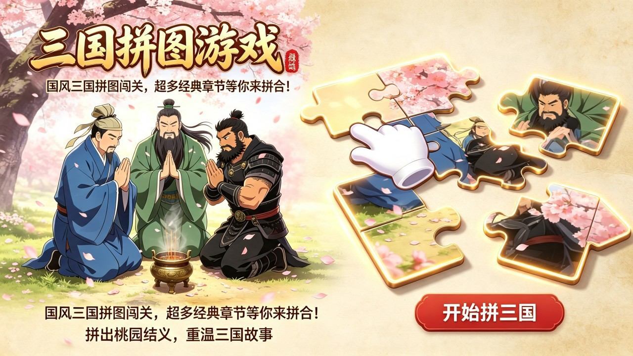 三国拼图游戏截图