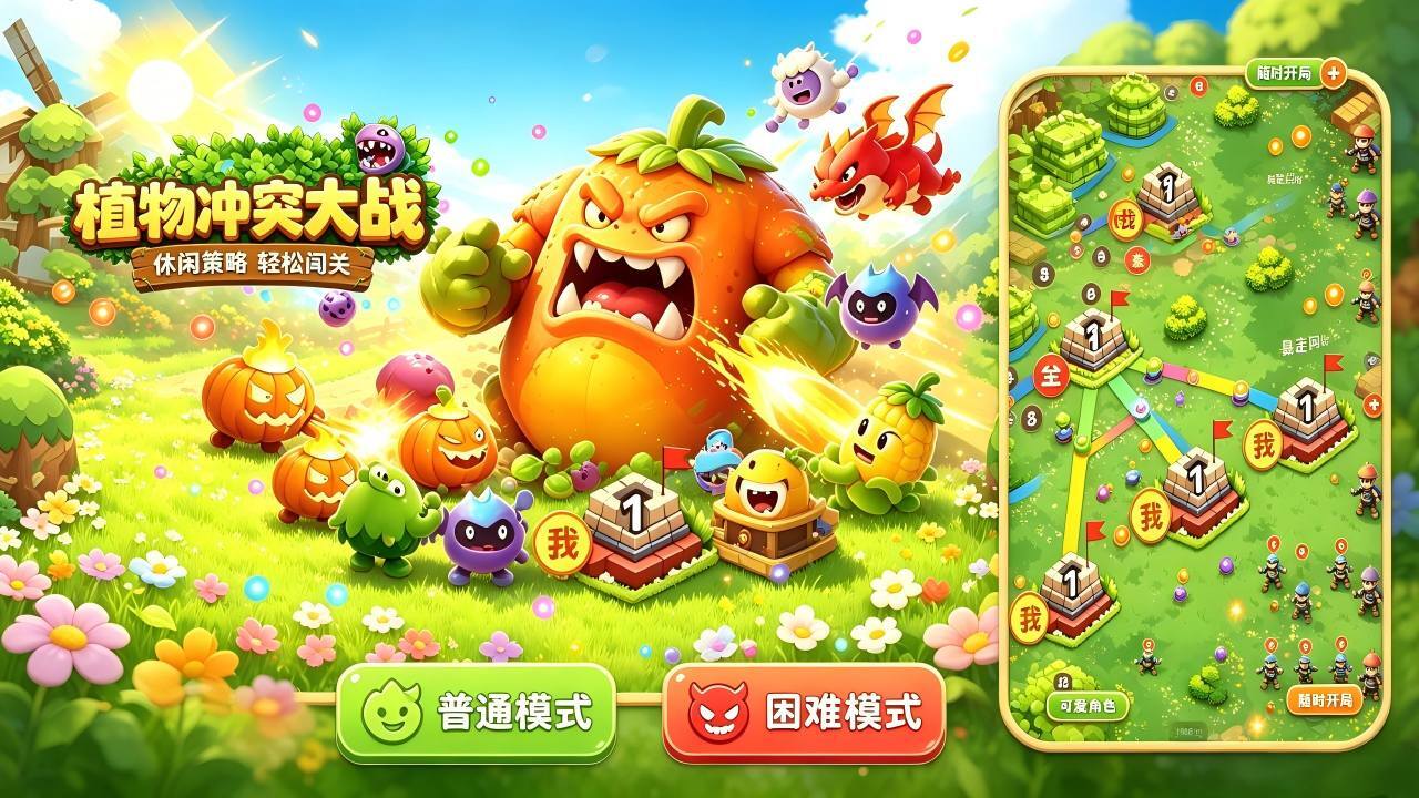 植物冲突大战截图