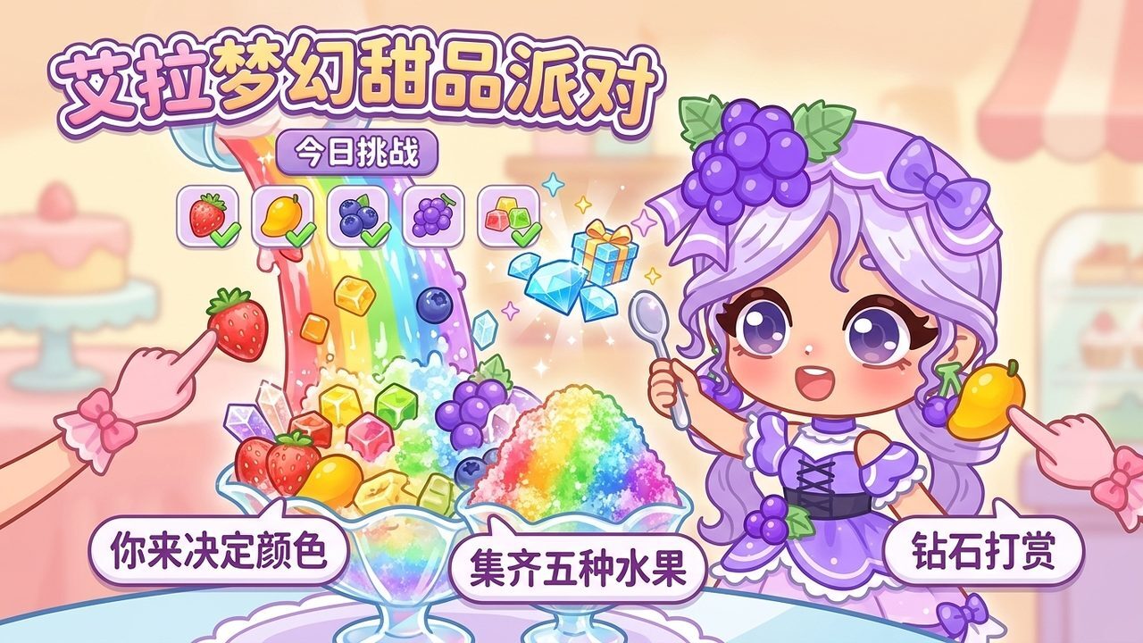 艾拉梦幻甜品派对截图