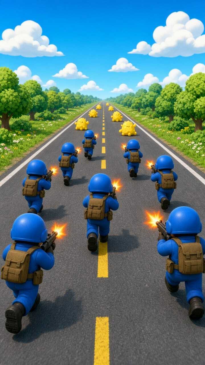 蓝兵冲冲冲截图