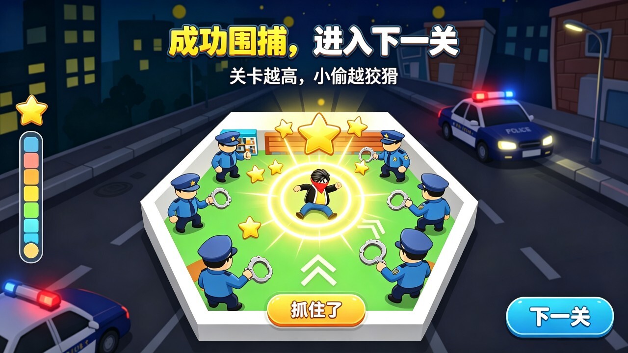 围堵小偷截图