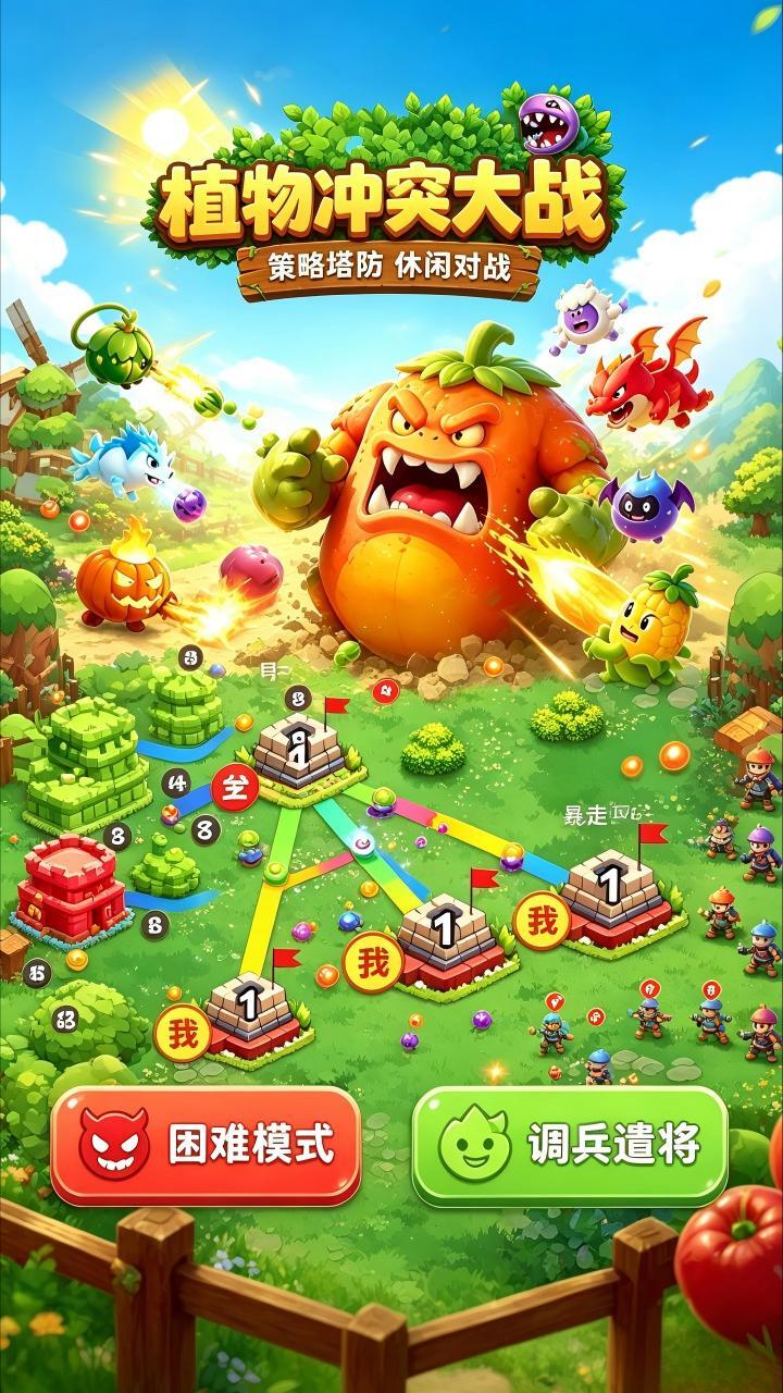 植物冲突大战截图