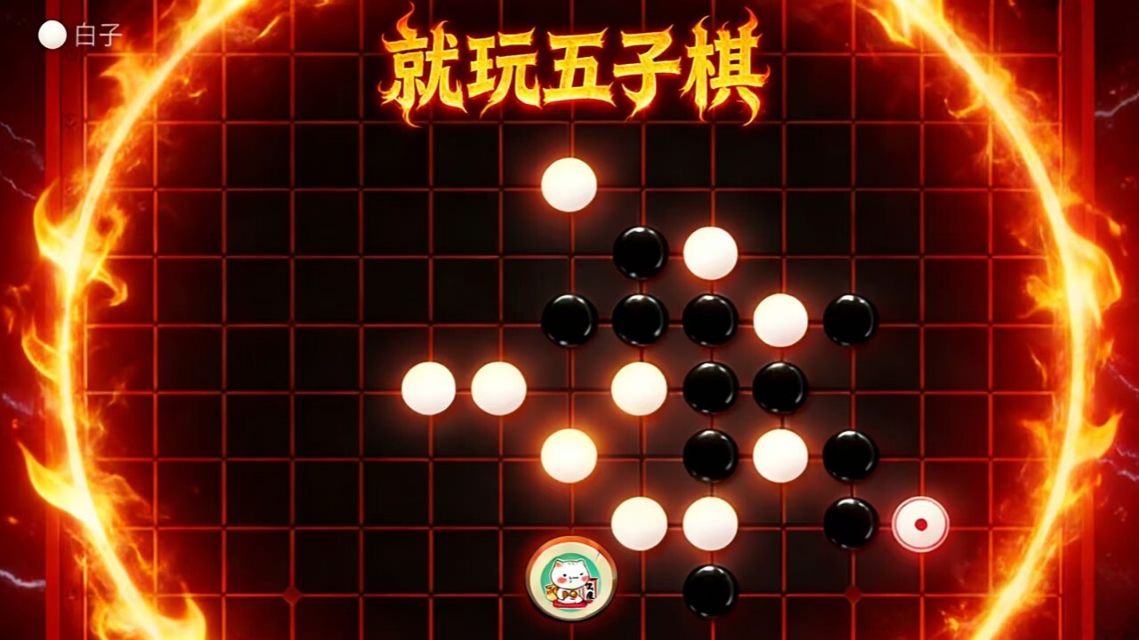 就玩五子棋截图