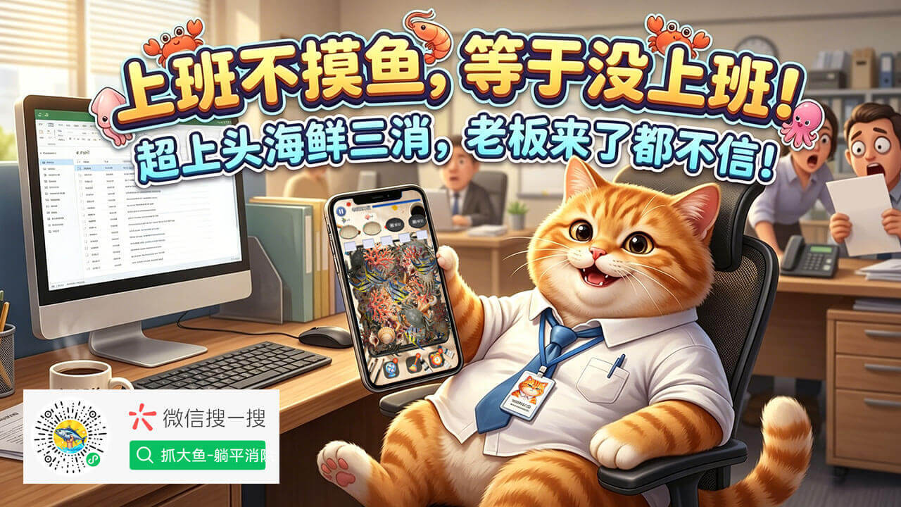 抓大鱼-躺平消除截图
