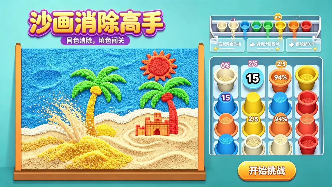 沙画消除高手截图