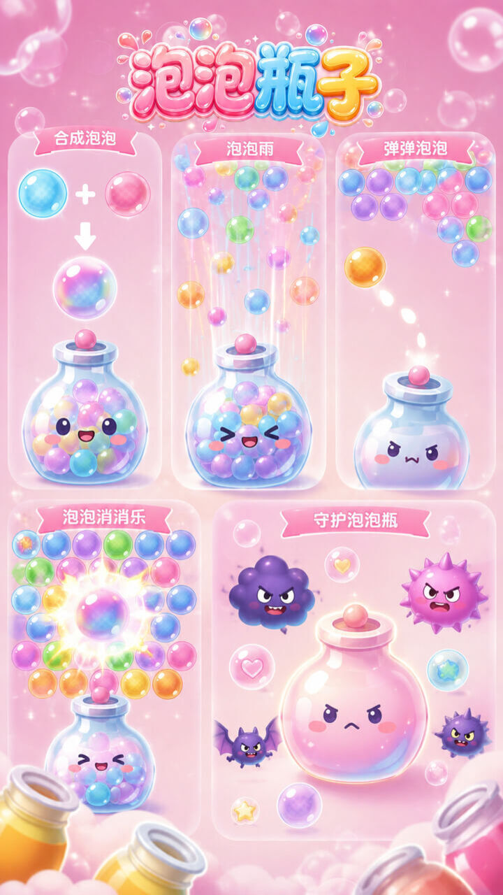 泡泡瓶子截图