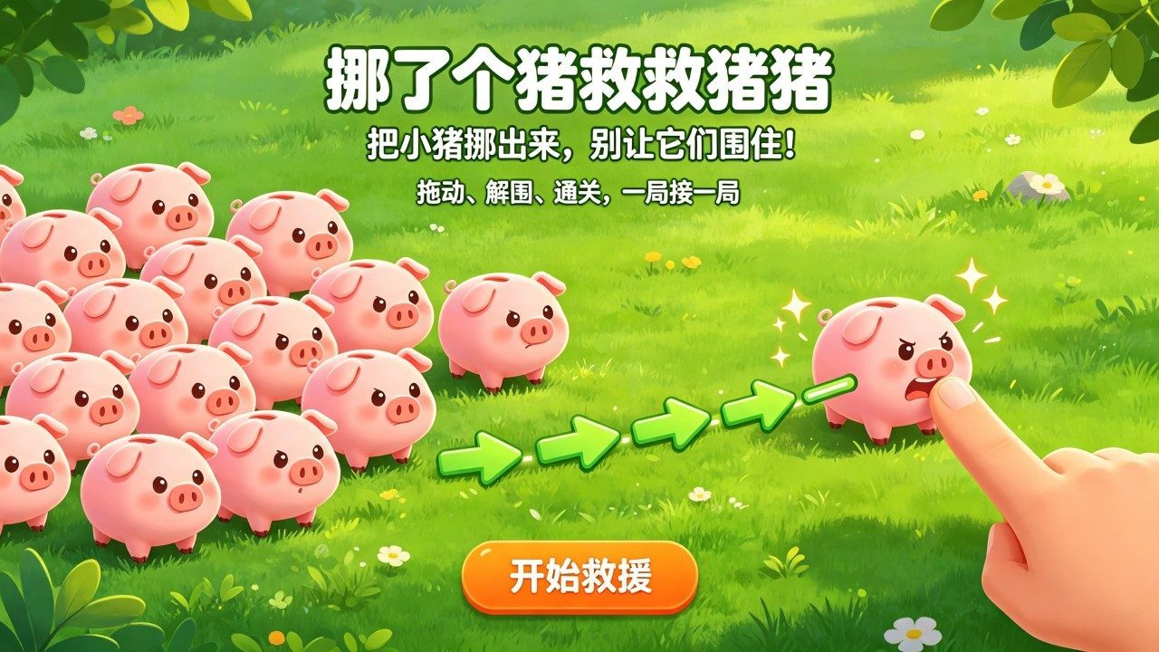 挪了个猪救救猪猪截图