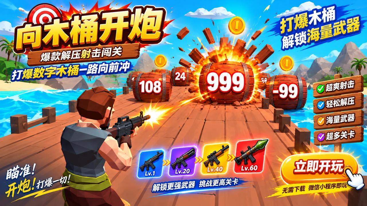 向木桶开炮截图