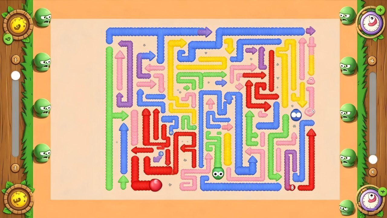箭头打僵尸截图