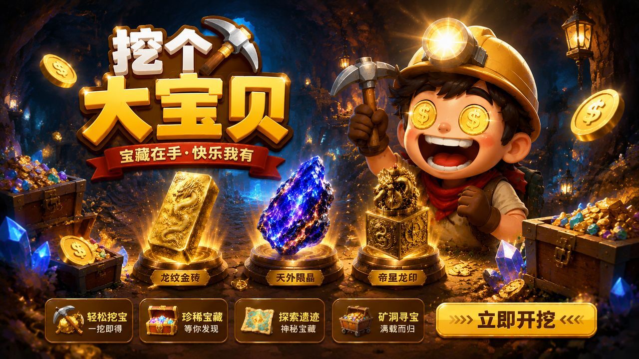 挖个大宝贝截图