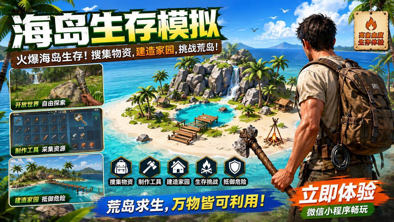 海岛生存模拟截图