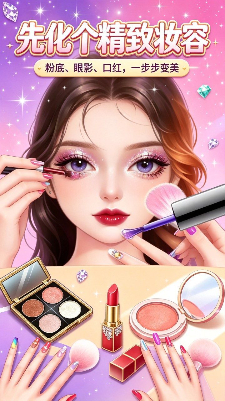 美甲化妆游戏截图