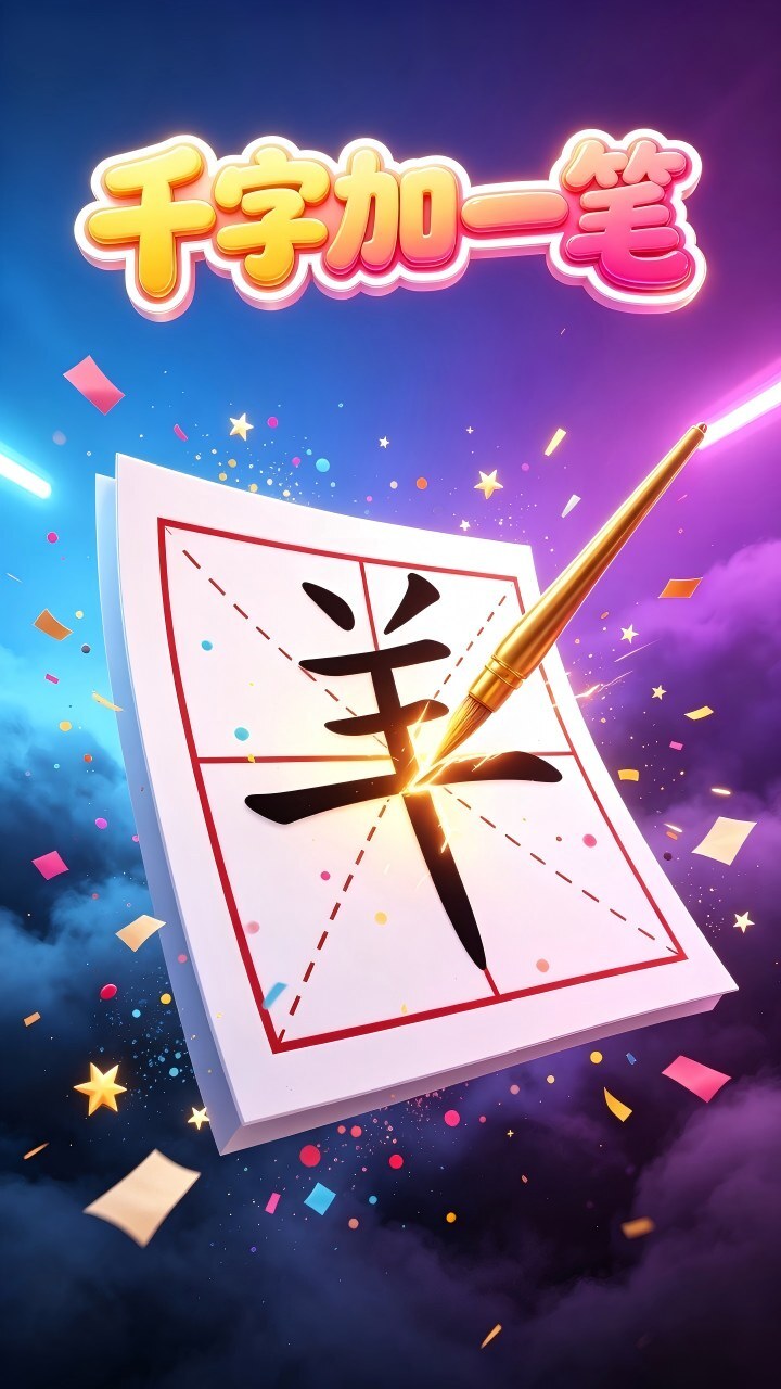 千字加一笔截图
