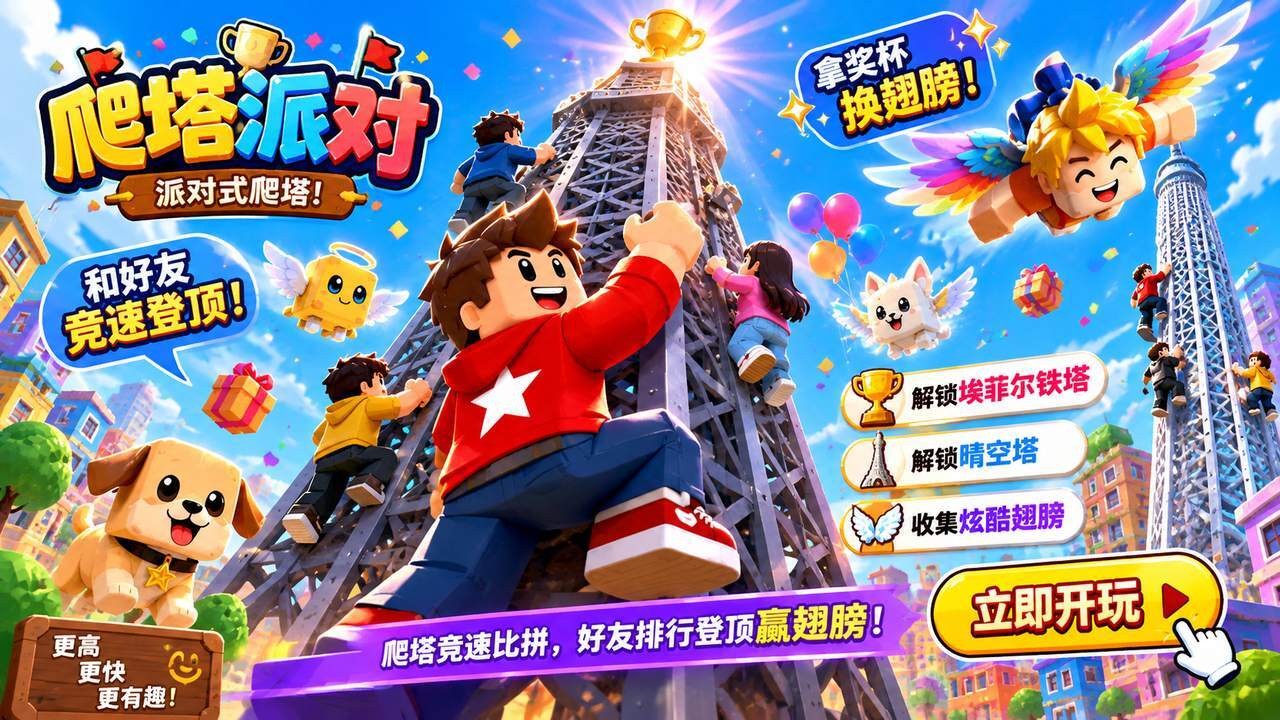 爬塔派对截图