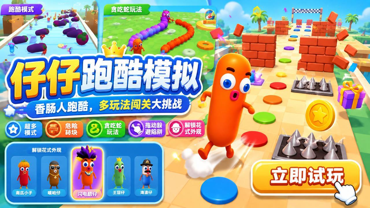 仔仔跑酷模拟截图