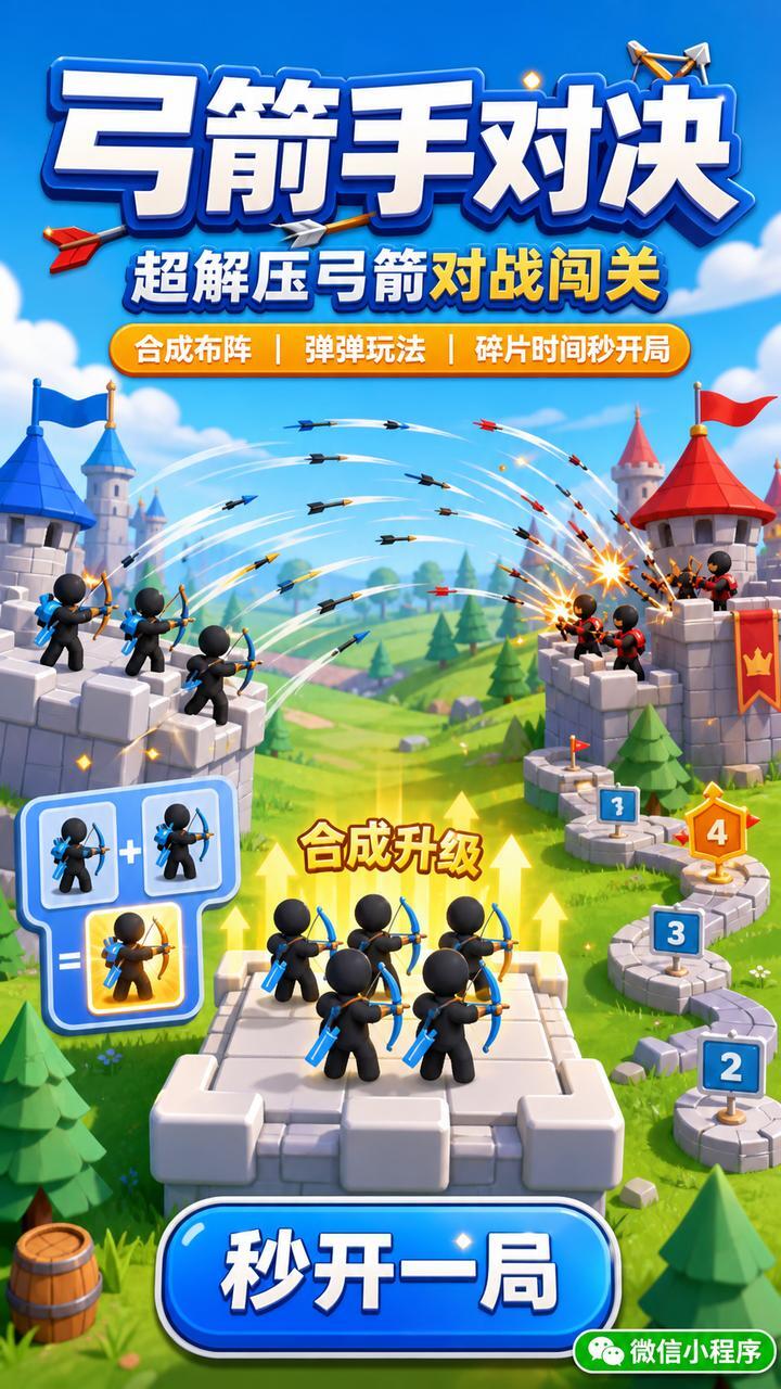 弓箭手对决小游戏截图