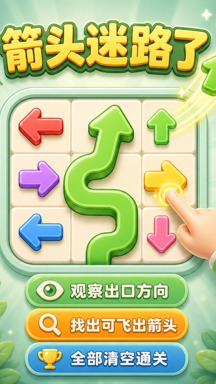 箭头迷路了截图