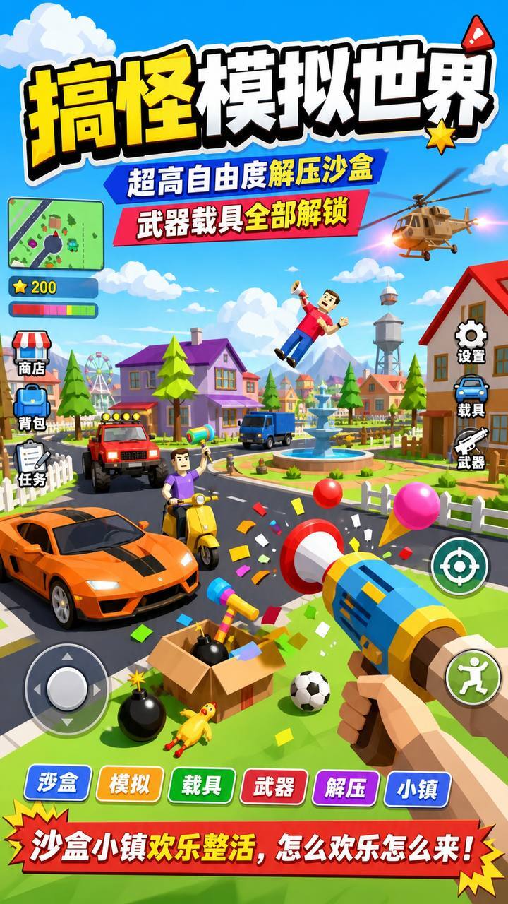 搞怪模拟世界截图