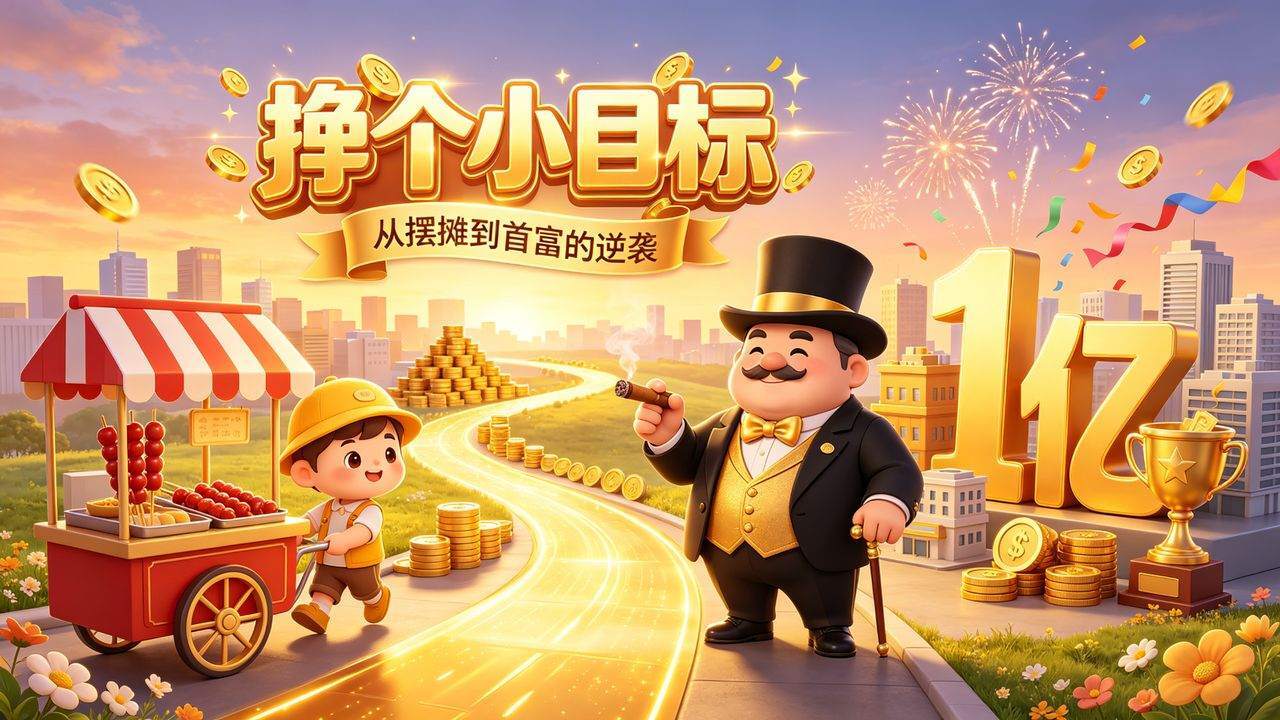 挣个小目标 从摆摊到首富的逆袭截图