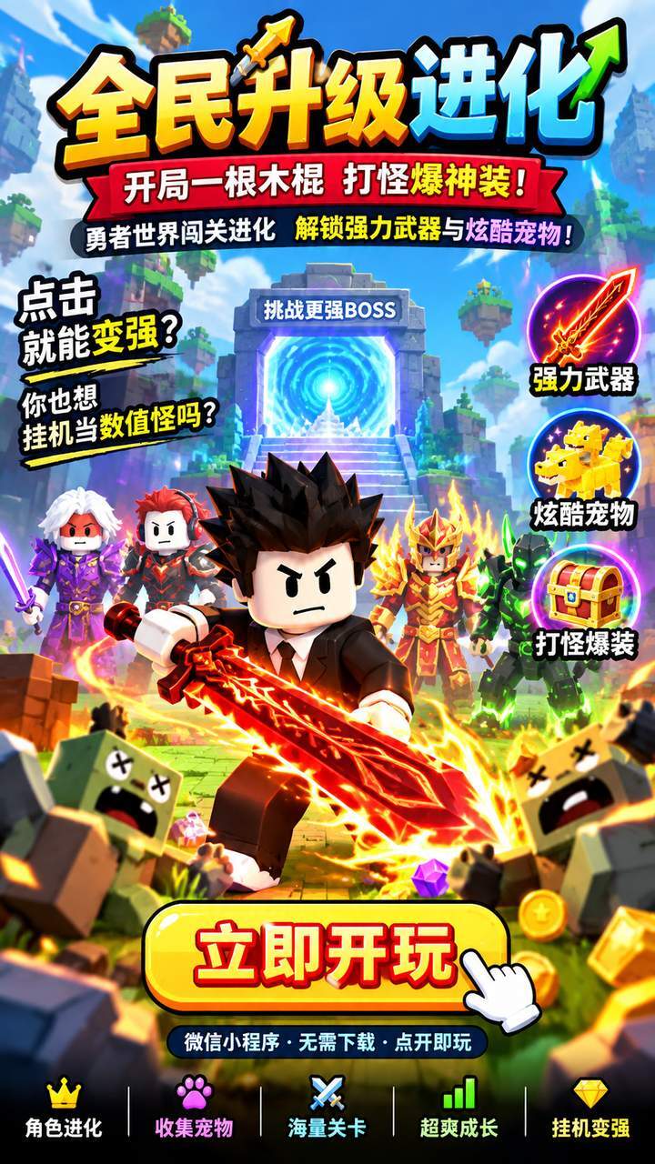 全民升级进化截图