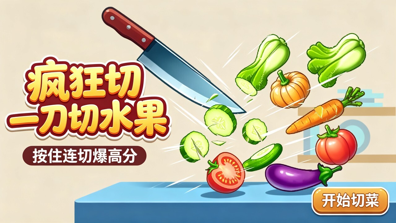 疯狂切一刀切水果截图
