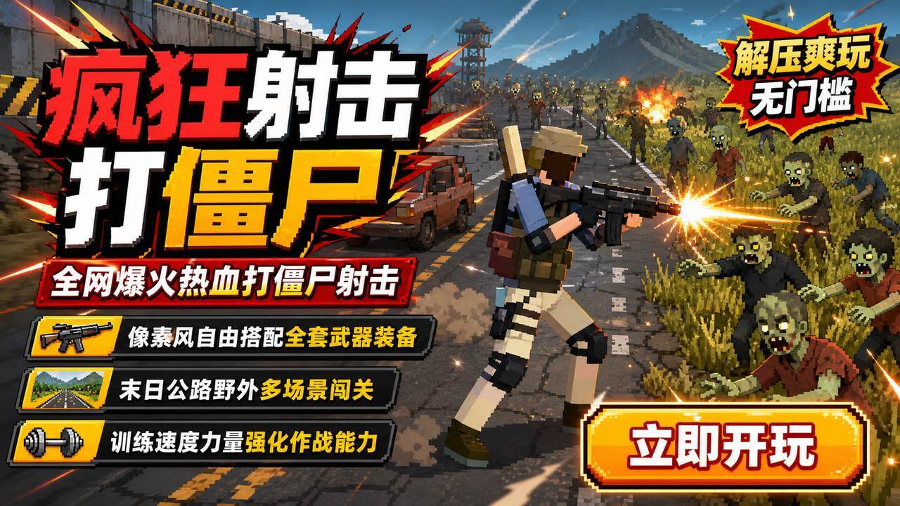 疯狂射击打僵尸截图