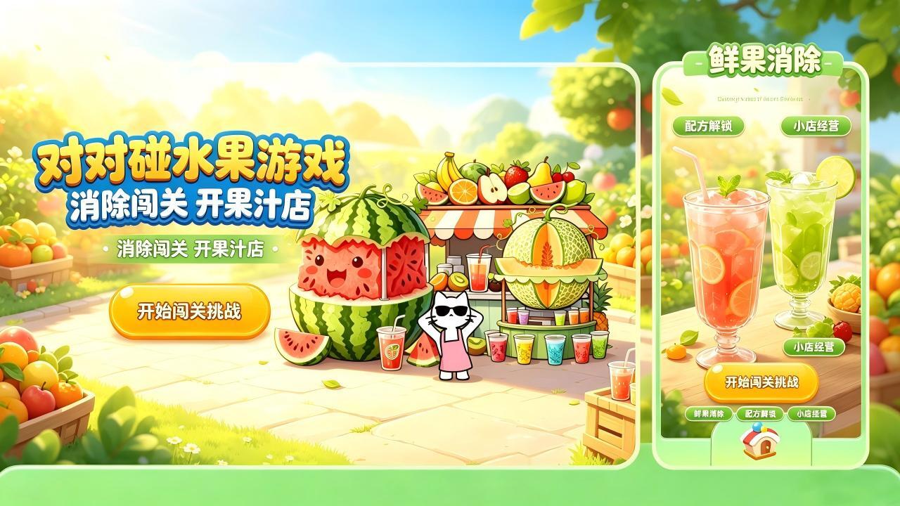 对对碰水果游戏截图