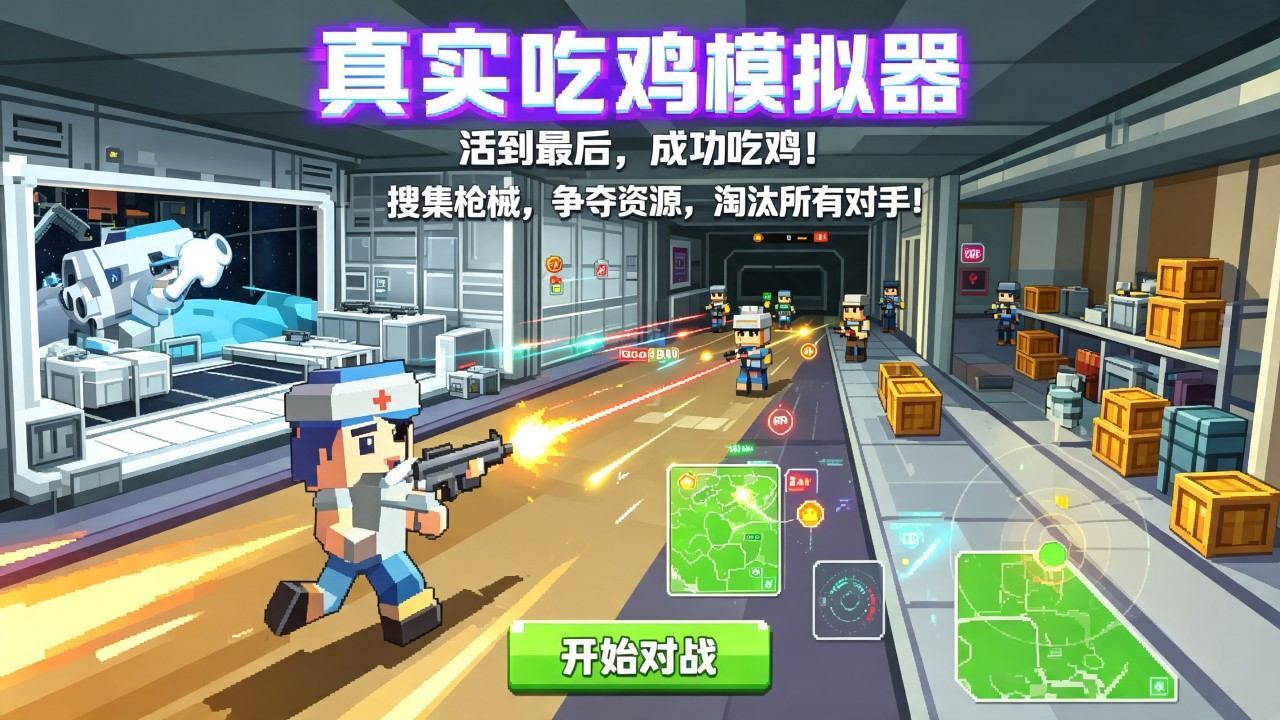 真实枪战吃鸡截图