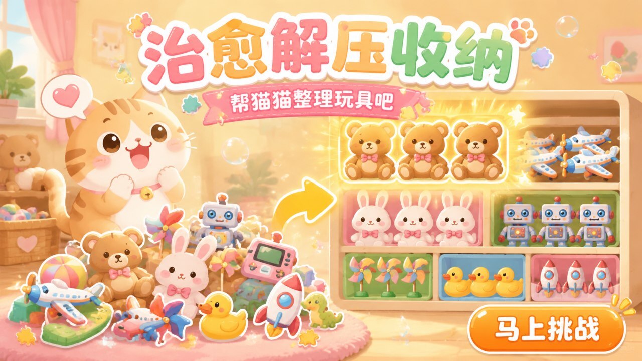 宠物猫的玩具收纳截图
