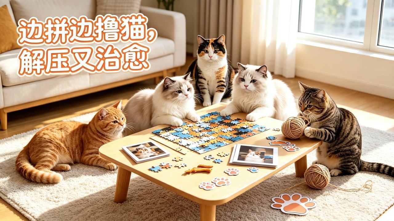 猫咪拼图大师截图