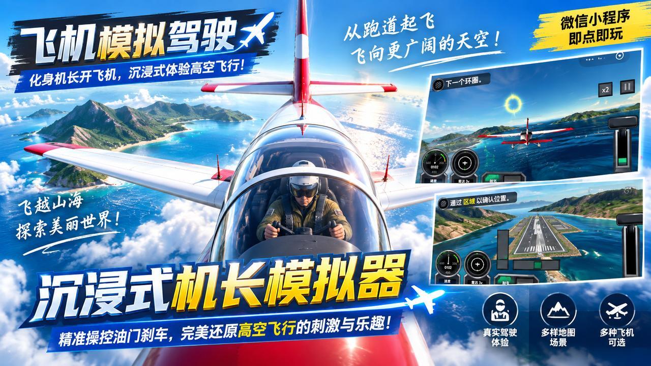 飞机模拟驾驶截图
