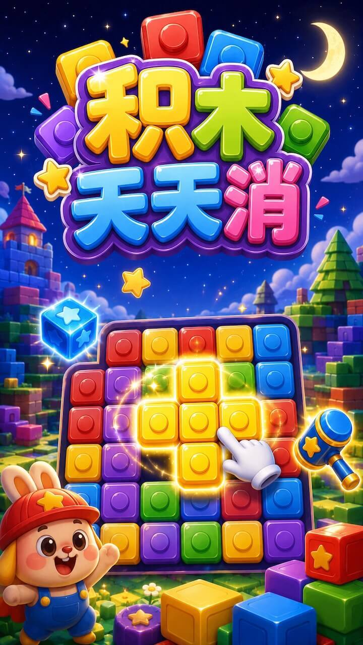积木天天消截图