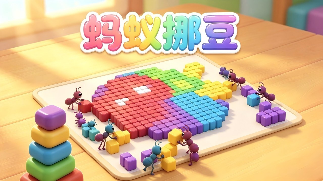 蚂蚁挪豆截图