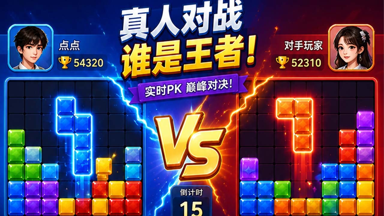 点点对决方块消除游戏截图