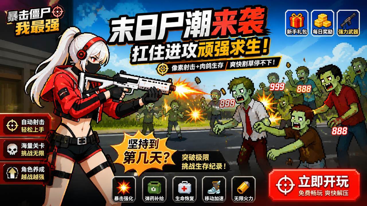 暴击僵尸我最强截图