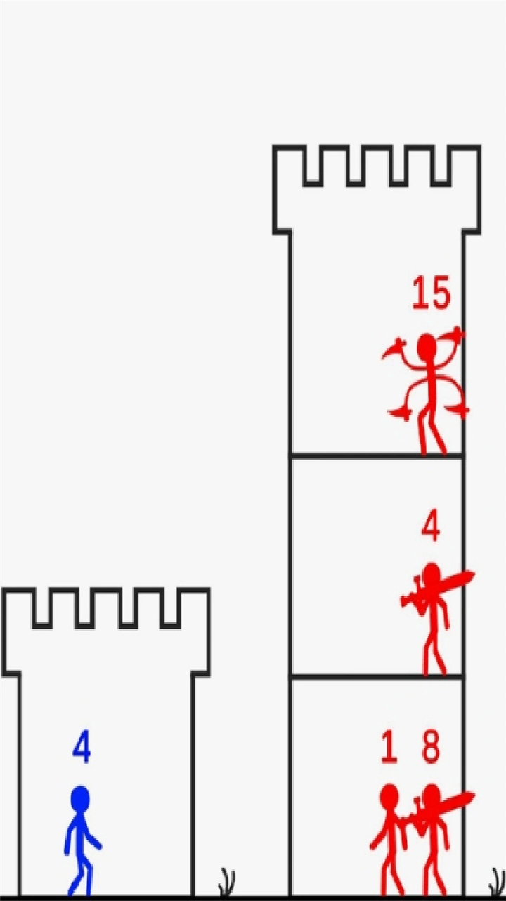 火柴人爬塔格斗截图