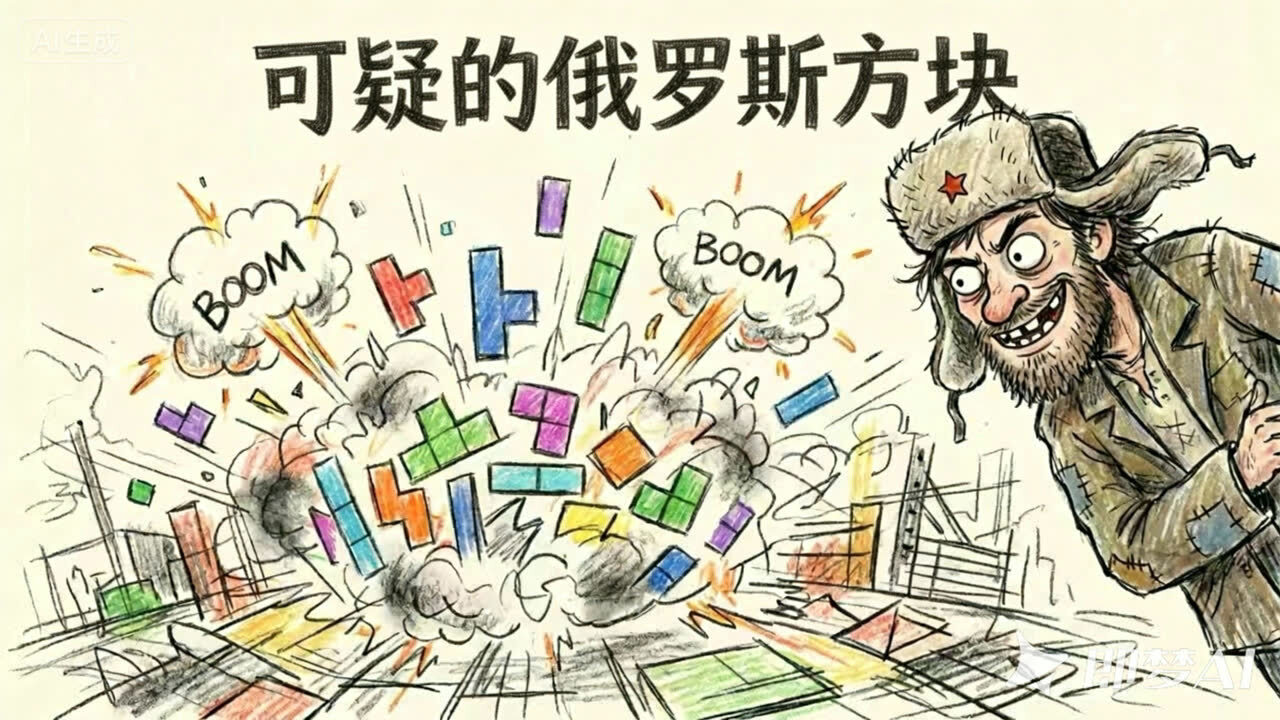 可疑的俄罗斯方块截图