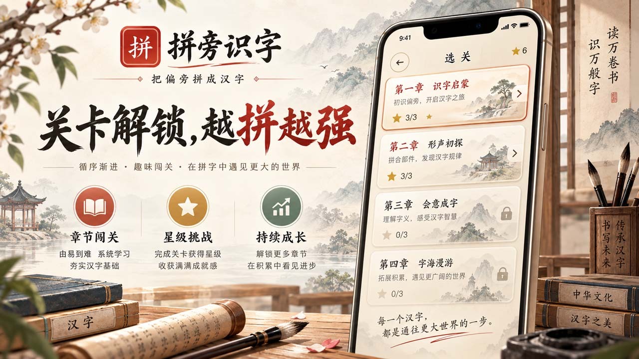 拼旁识字截图
