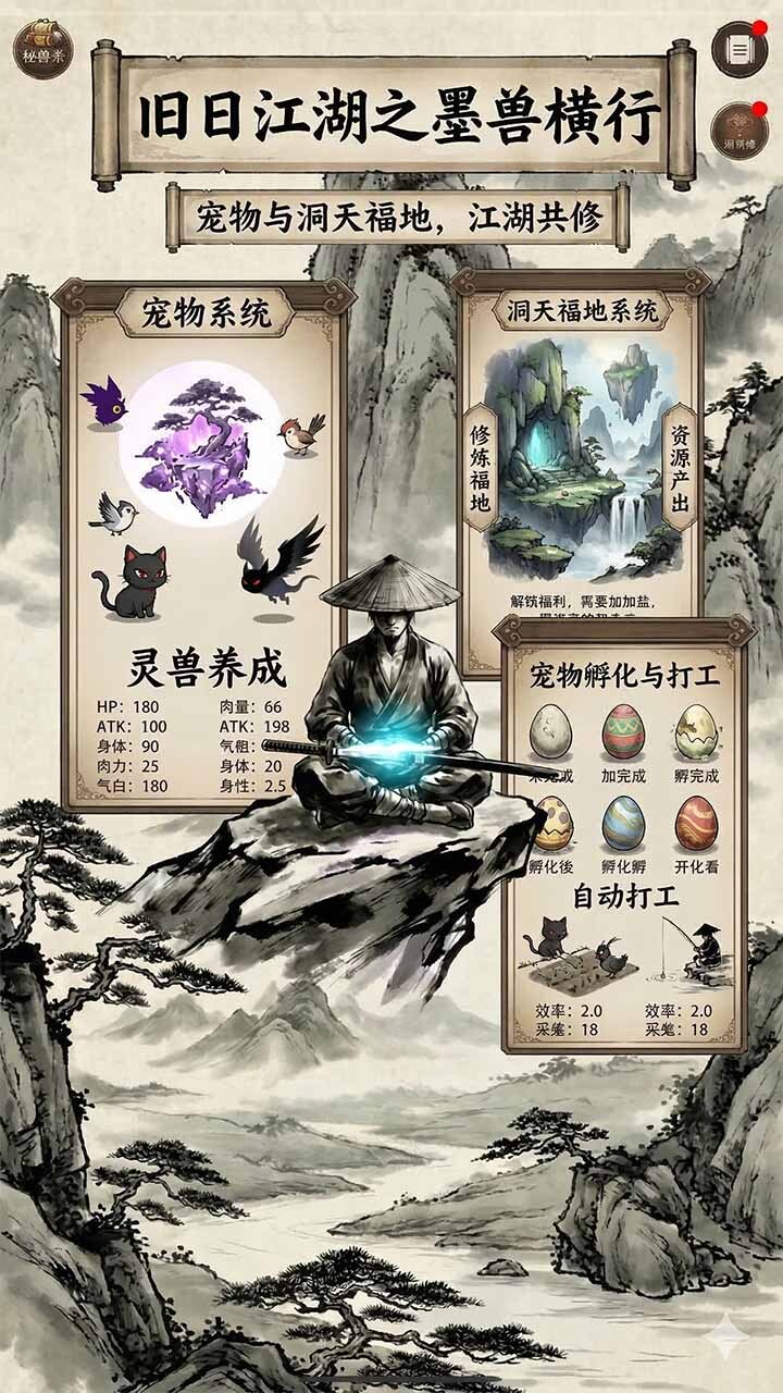 旧日江湖之墨兽横行截图