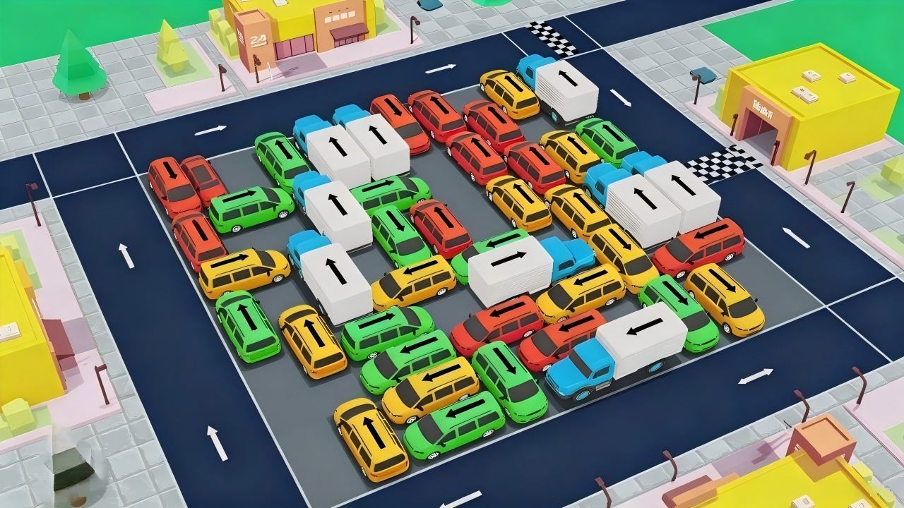 汽车出库华容道截图