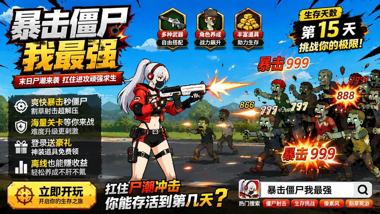 暴击僵尸我最强截图