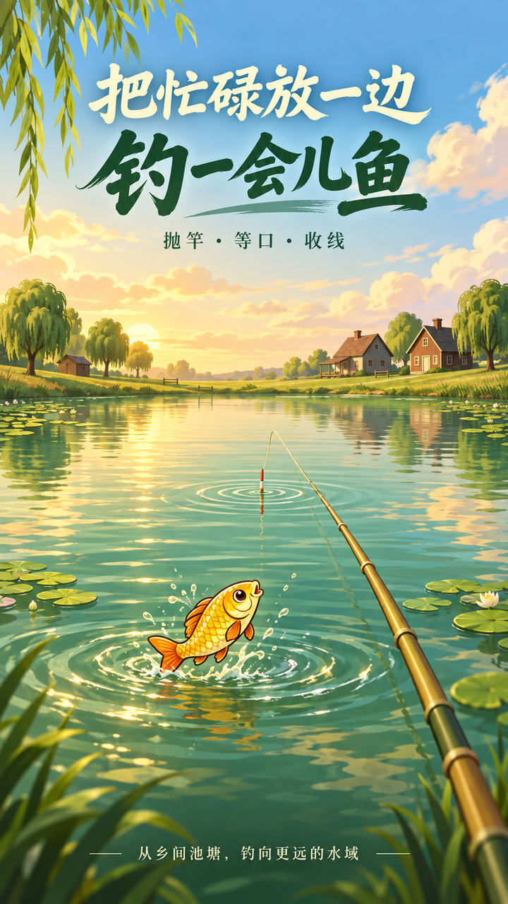 钓一会儿鱼截图
