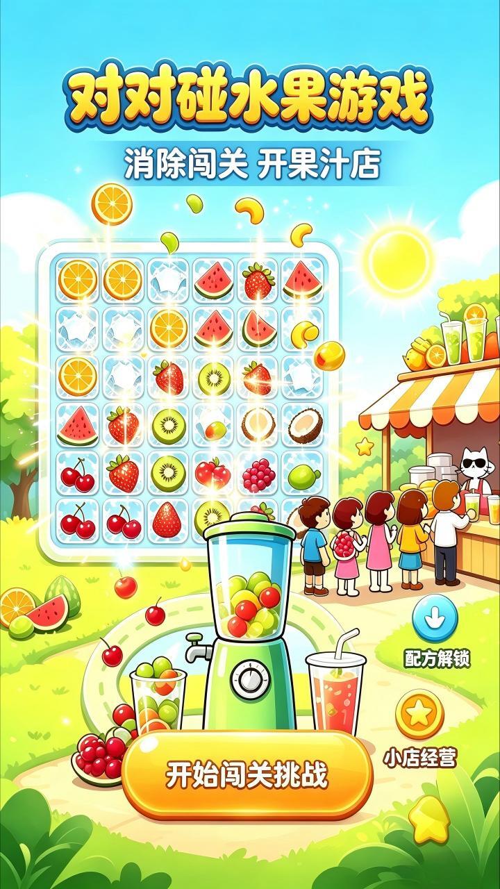 对对碰水果游戏截图