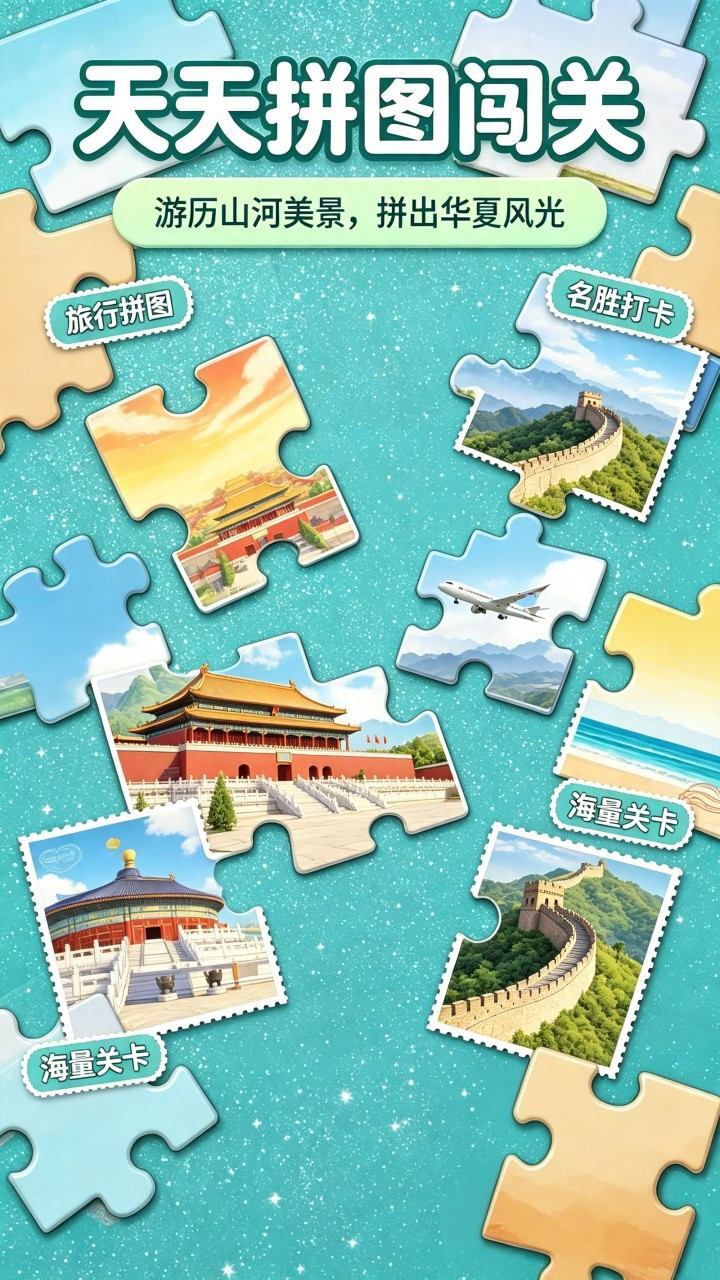 天天拼图闯关截图